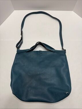 Vintage Jo Everyday Teal Leather Shoulder Bag